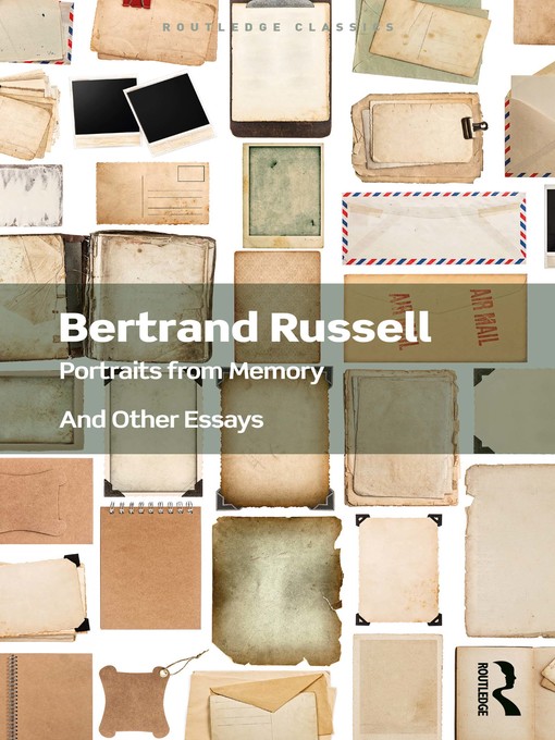 Title details for Portraits from Memory by Bertrand Russell - Available